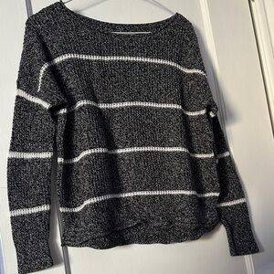 Hollister Striped Crew Neck Sweater